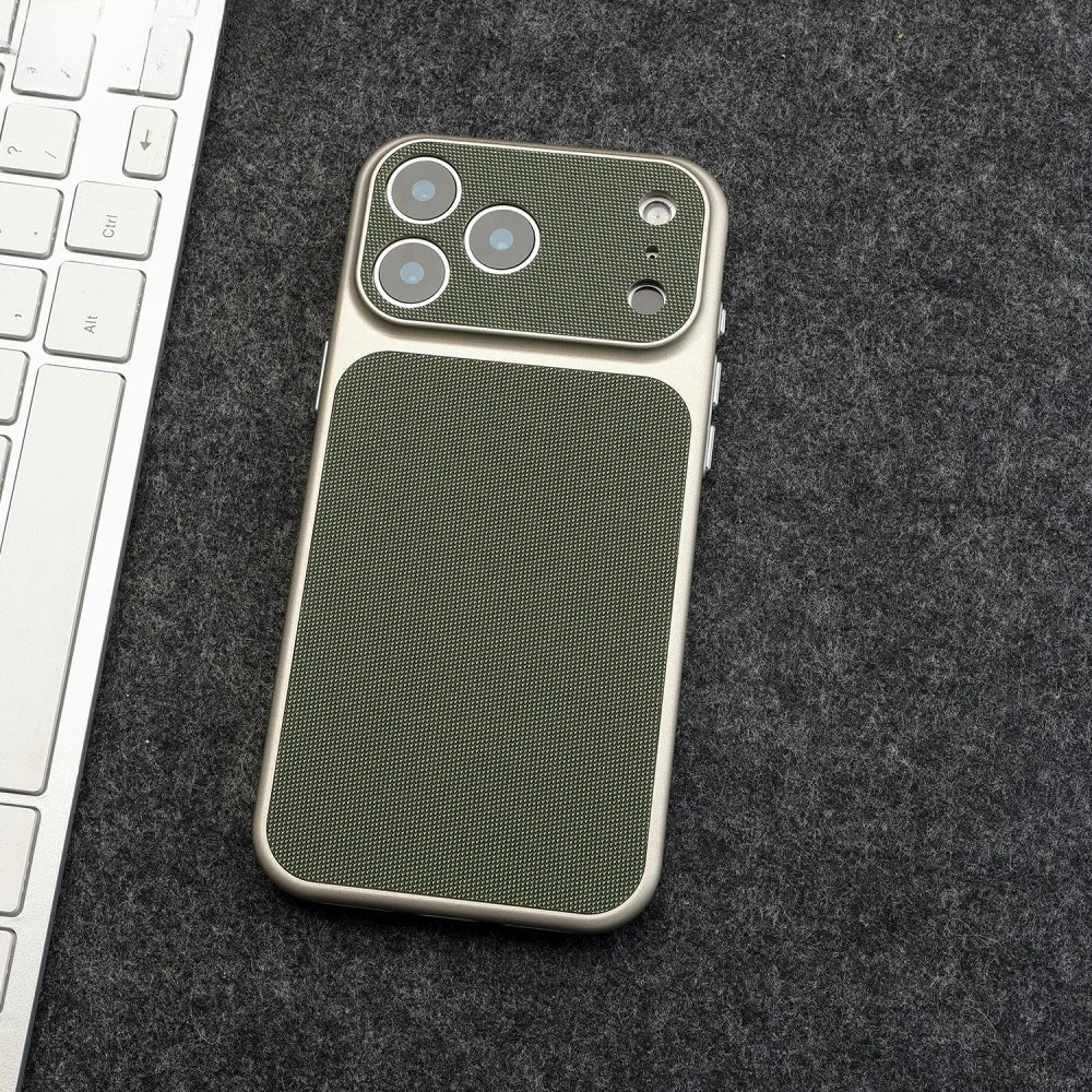Capa de Luxo Nova em Tecido Techwoven para iPhone 17 Pro Max com Carregamento Sem Fio Magsafe, Compatível com iPhone 12 13 14 15 16 Pro Max