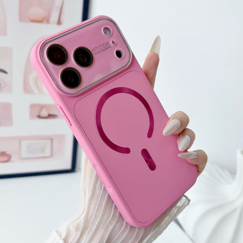 Capa magnética de visualização ampla para iPhone 18 Pro Max, compatível com  17, acabamento mate com toque aveludado, capa protetora líquida.