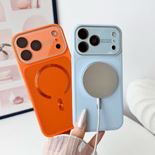Capa magnética de visualização ampla para iPhone 18 Pro Max, compatível com  17, acabamento mate com toque aveludado, capa protetora líquida.