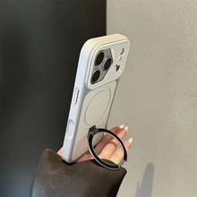 Suporte de Anel de Metal Reforçado para Capa Magnética Magsafe para iPhone 17 Air 16 15 14 Plus 13 12 11 17 Pro Max Capa Protetora Fosca