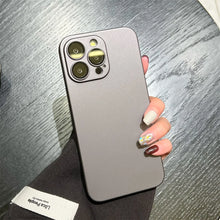 Original fosco armadura resistente caso de plástico para iphone 17 ar 16 15 14 13 12 11 pro max plus luxo fino câmera vidro proteger capa