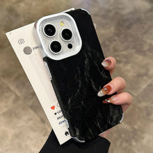 Neve montanha veludo pano tecido caso para iphone 17 ar 16 15 14 plus 13 12 11 pro max à prova de choque couro estético fosco capa