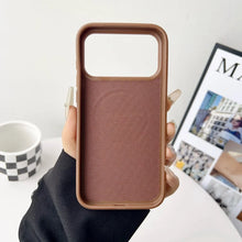 Capa de Tecido Original para iPhone 17 Air 16 15 14 13 Pro Max, Capa Magnética à Prova de Choque Matte para Magsafe