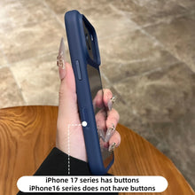 Capa Transparente Antichoque com Botão Touch Inteligente e Câmera para iPhone 18 Pro 17 Pro Max 17 Air