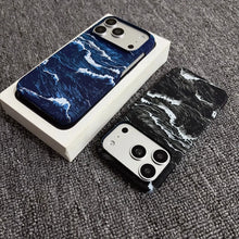 Kevlar Carbon Fiber Sea Wave Pattern PC Magnetic Case For iPhone 17 Air 16 Plus 15 14 13 12 Pro Max For Magsafe Frameless Cover
