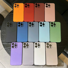 Original fosco armadura resistente caso de plástico para iphone 17 ar 16 15 14 13 12 11 pro max plus luxo fino câmera vidro proteger capa
