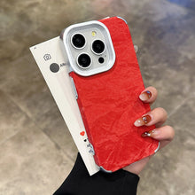 Neve montanha veludo pano tecido caso para iphone 17 ar 16 15 14 plus 13 12 11 pro max à prova de choque couro estético fosco capa