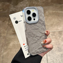 Neve montanha veludo pano tecido caso para iphone 17 ar 16 15 14 plus 13 12 11 pro max à prova de choque couro estético fosco capa