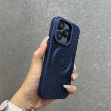Capa Magnética Antichoque Fosca Cinza Titânio com Dissipação de Calor para iPhone 16 15 14 13 12 Pro Max MagSafe