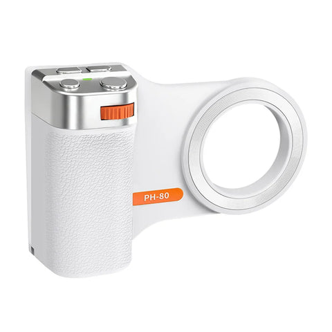 Punho de telefone magnético com zoom com luz de preenchimento Cabo de controle remoto estabilizador suporte de telefone para iPhone Android Gravação de vídeo Vlog