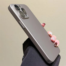 Original fosco armadura resistente caso de plástico para iphone 17 ar 16 15 14 13 12 11 pro max plus luxo fino câmera vidro proteger capa