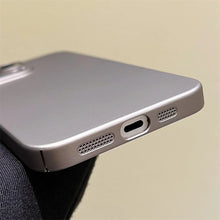 Original fosco armadura resistente caso de plástico para iphone 17 ar 16 15 14 13 12 11 pro max plus luxo fino câmera vidro proteger capa