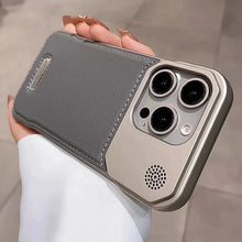 Capa de couro de aromaterapia empresarial para iphone 17 air 16 15 14 plus 13 12 11 pro max para magsafe capa de armadura magnética sem moldura
