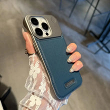 Capa de couro de aromaterapia empresarial para iphone 17 air 16 15 14 plus 13 12 11 pro max para magsafe capa de armadura magnética sem moldura