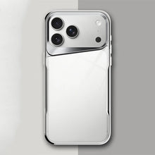 Deserto titânio chapeamento de ouro armadura caso de telefone para iphone 17 16 15 14 13 12 11 pro max ar completo à prova de choque claro duro capa traseira