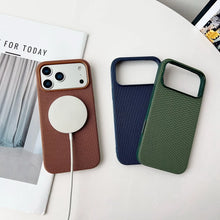 Capa de Tecido Original para iPhone 17 Air 16 15 14 13 Pro Max, Capa Magnética à Prova de Choque Matte para Magsafe