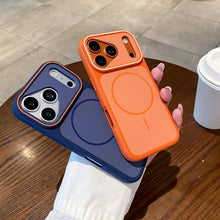 Fashion Dual Tone Phantom Magnetic Phone Case for IPhone 18 17 13 12 11 16 15 14 Pro Max Large Viewport Shockproof Back Cover