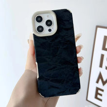 Luxo macio silicone couro neve montanha padrão caso de telefone para iphone 12 13 14 15 16 plus 17 pro max à prova de choque capa pára-choques