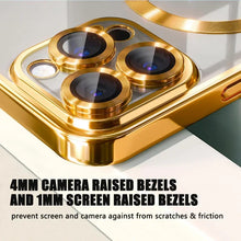 Full Protection Magnetic Wireless Charg Case For Magsafe For iPhone 18 17 16 15 14 13 12 Pro Max Case With Camera Lens Protector