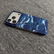 Kevlar Carbon Fiber Sea Wave Pattern PC Magnetic Case For iPhone 17 Air 16 Plus 15 14 13 12 Pro Max For Magsafe Frameless Cover