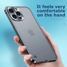 Capas de telefone de metal para iphone 12 13 14 15 16 17 pro max plus capa magnética moldura de alumínio escudo do telefone para iphone 17air 16plus